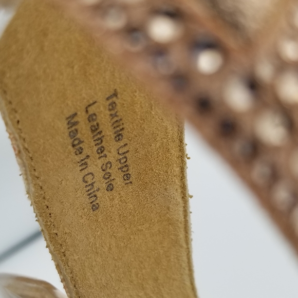 Badgley Mischka Hart Crystal Embellished Evening Shoes, Rose Gold, Women's 9.5 - Picture 11 of 16